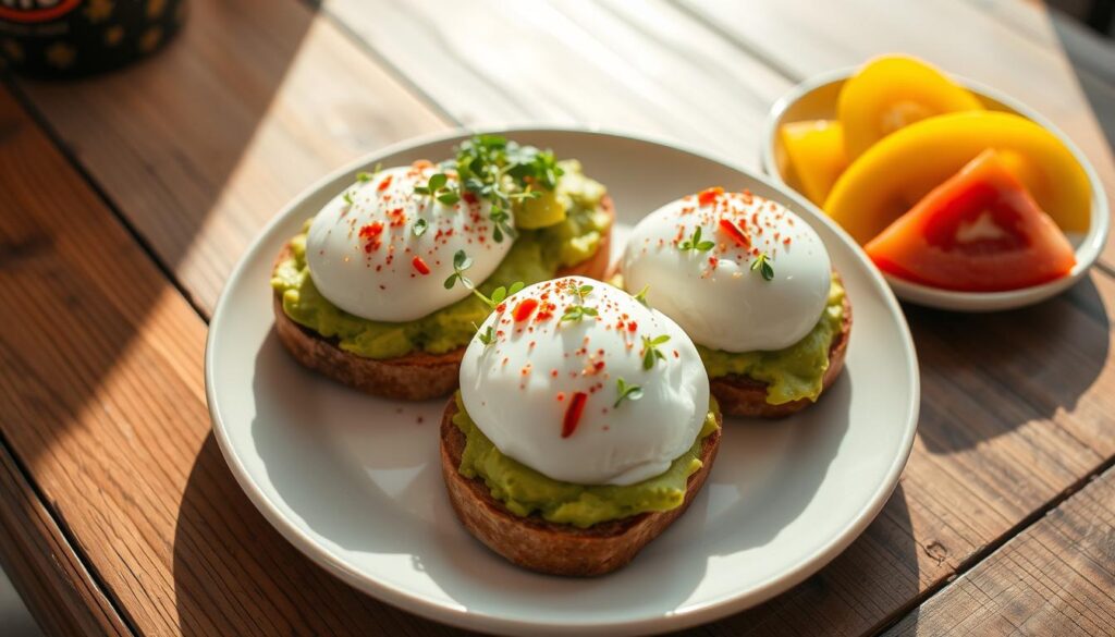 Avocado Toast with Poached Eggs