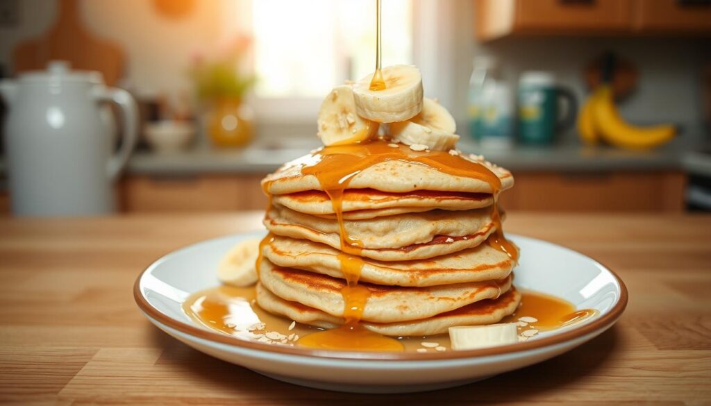 Banana and Oatmeal Panckakes